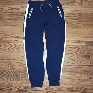 Polo Ralph Lauren Kids Navy Jogger Pants with White Stripes Medium 10-12